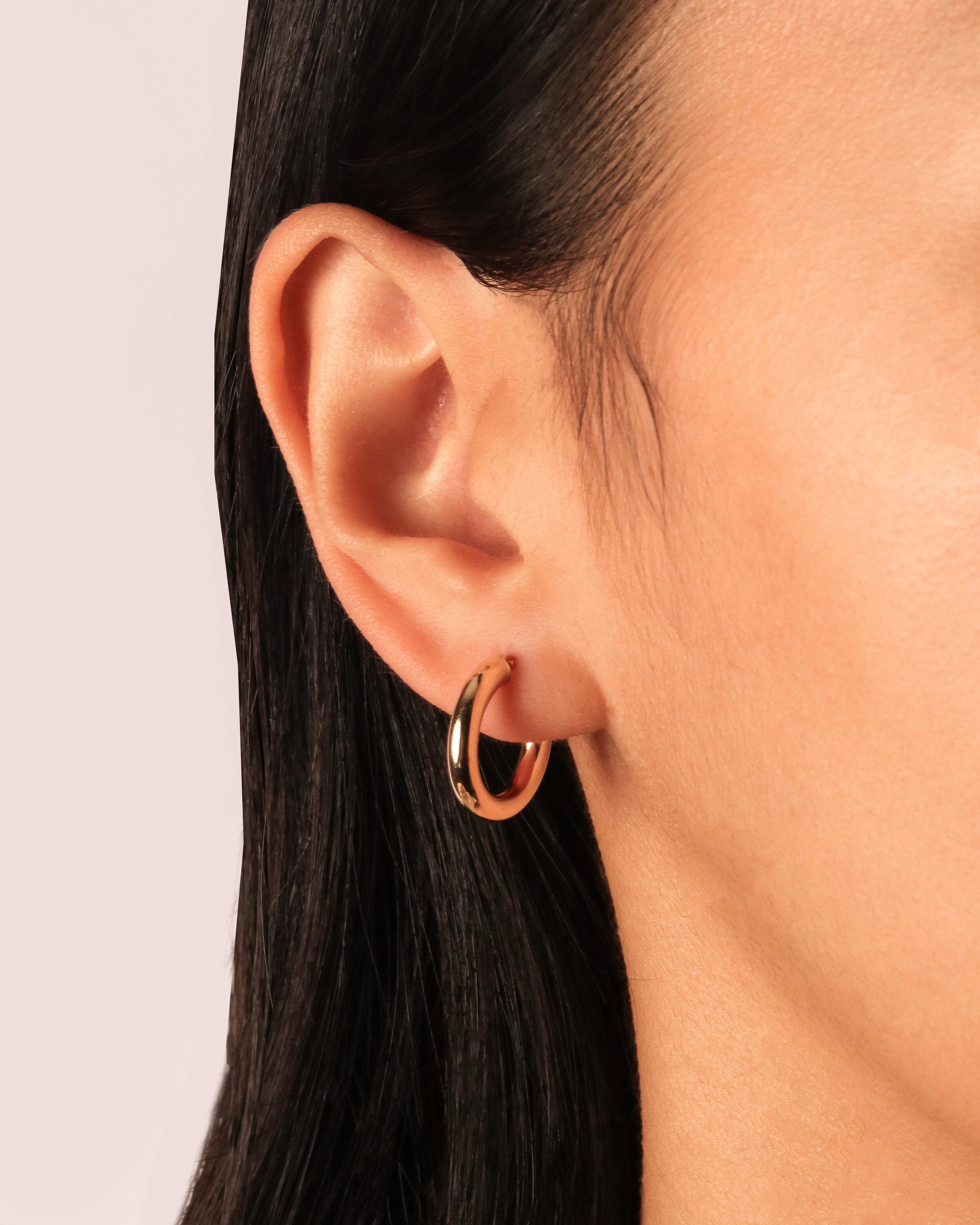 3 inch 2024 gold hoops